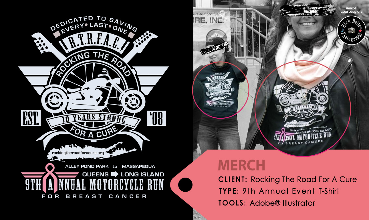 Picture of Rocking The Road For A Cure's 9th Annual T-Shirt Design